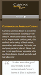 Mobile Screenshot of carsonsamericanbistro.com